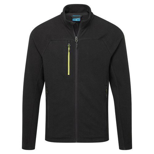 EV4 Texturovaný fleece, černá, vel.L