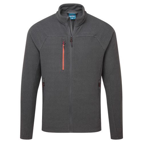 EV4 Texturovaný fleece, šedá, vel.L