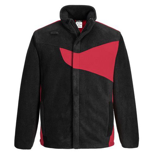 PW2 Fleece, červená/černá, vel.L