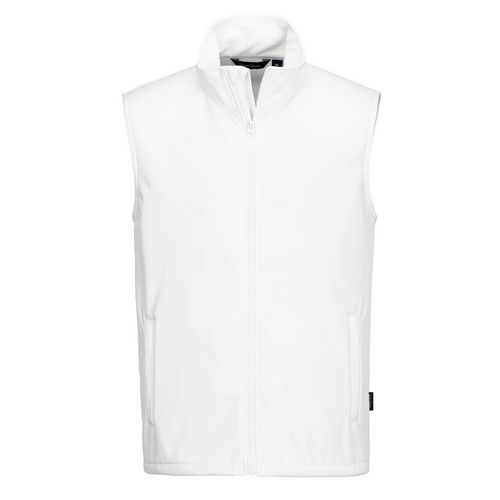 Softshelová vesta Print  Promo (2L), bílá, normální, vel.4XL