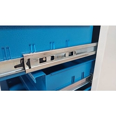 Dílenský stůl Weld s 5 zásuvkami, 84 x 150 x 68,5 cm, šedý