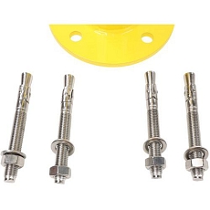 Kovový zahrazovací sloupek Long, výška 120 cm - Manutan Expert