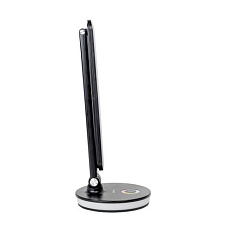 LED stolní lampa Platinet 12W, USB port, černá