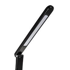 LED stolní lampa Platinet 12W, USB port, černá