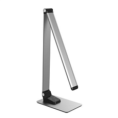 LED stolní lampa Platinet 10W, USB port, ALU