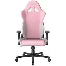 Herní židle DXRacer GLADIATOR, růžová/bílá, látková
