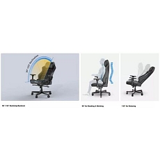Herní židle DXRacer MASTER, tmavě šedá, látková