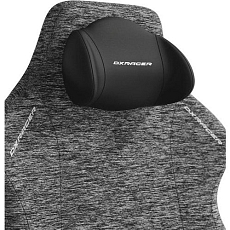 Herní židle DXRacer TANK, šedá, látková