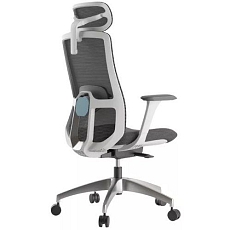 Kancelářská židle WISDOM, šedý plast, světle šedá