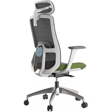 Kancelářská židle WISDOM, šedý plast, zelená