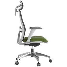 Kancelářská židle WISDOM, šedý plast, zelená