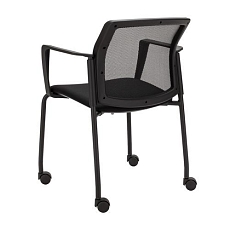Konferenční židle Logos NET s kolečky, černá