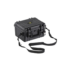 Plastový kufr na nářadí DinoPlus Outdoor, 15,5 x 27,5 x 22,5 cm, černá