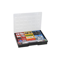 Plastový organizér EuroPlus Flex, 17 přihrádek, 5,5 x 37 x 29,5 cm