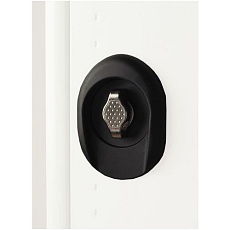 Montovaná šatní skříň Seamline, jeden oddíl, 300 mm, šedá/modrá