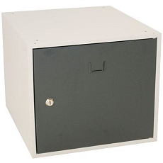 Svařované šatní boxy Manutan Expert Theon, světle šedý/antracit