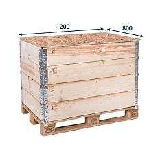 Víko k paletovému nástavci, OSB, 120 x 80 cm