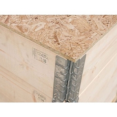 Víko k paletovému nástavci, OSB, 120 x 80 cm