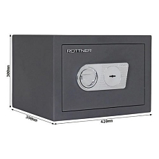 Nábytkový trezor Toscana, bezpečnostní třídy 1, 30 x 42 x 39 cm