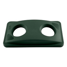 Víko na odpadkové koše Rubbermaid Slim Jim, 60 a 87 l, zelené