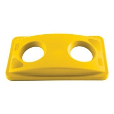 Víko na odpadkové koše Rubbermaid Slim Jim, 60 a 87 l, žluté