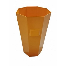 Kovový venkovní odpadkový koš s popelníkem, objem 60 l