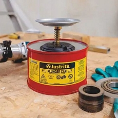 Bezpečnostní zvlhčovač Justrite, žlutý, 0,5 l