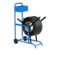 Pojízdný odvíječ plastové pásky