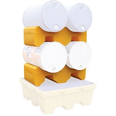 Plastový stojan na sudy 220 l, 2 sudy