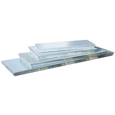 Ocelová záchytná vana, pozink, kapacita 20 l, bez roštu