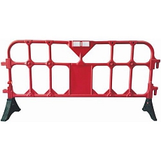 Přestavitelná plastová zábrana Manutan Expert, 200 cm, žlutá