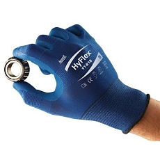 Nylonové rukavice Ansell HyFlex® 11-818 polomáčené v nitrilu, 12 párů, vel. 9