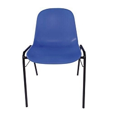 Plastová jídelní židle Manutan Expert Chaise, červená