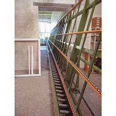 Univerzální kladičková lišta, polyuretan, šířka 41 mm, rozteč 75 mm