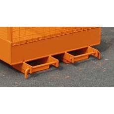 Pracovní klec pro vysokozdvižný vozík, rozměry 80 x 120 cm, stacionární