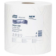 Průmyslové papírové utěrky Tork Advanced 430 White 2vrstvé, 500 útržků, 2 ks