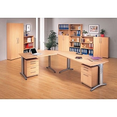 Stolová přístavba Baron, 80 x 80 cm, čtverec, světle šedý