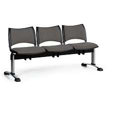 Lavice Smart, třímístná, oranžová