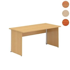 Kancelářský stůl Alfa 100, 160 x 80 x 73,5 cm, rovné provedení, dezén ořech