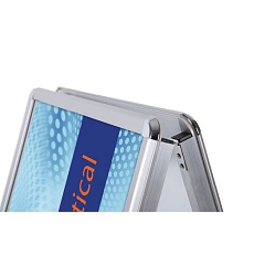 Áčkový reklamní stojan P32, oblé rohy, A2