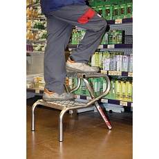 Hliníkové schůdky, 2 stupně