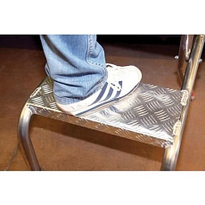 Hliníkové schůdky, 2 stupně