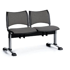 Lavice Smart, dvoumístná, šedá