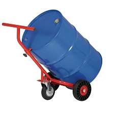 Vozík na sudy, s opěrným kolem, do 300 kg