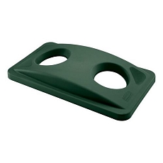 Víko na odpadkové koše Rubbermaid Slim Jim, 60 a 87 l, zelené