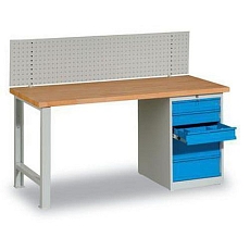 Závěsný panel na nářadí, 45,6 x 118,1 cm, šedý