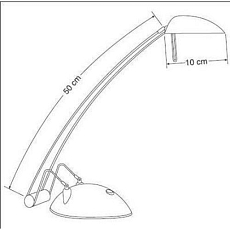 Halogenová kancelářská lampa Dalco 933, 20 W