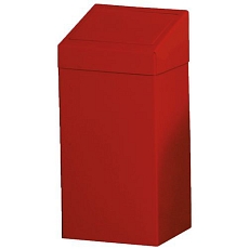 Kovový odpadkový koš na tříděný odpad, objem 50 l, šedý
