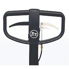 Paletový vozík BT LHM230PRO se zjednodušeným rozjezdem, do 2300 kg, polyuretanová řídicí kola, tandem vidlicová kola