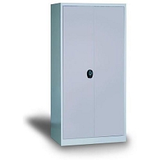 Kovová dílenská skříň s 8 zásuvkami, 195 x 95 x 60 cm, šedá